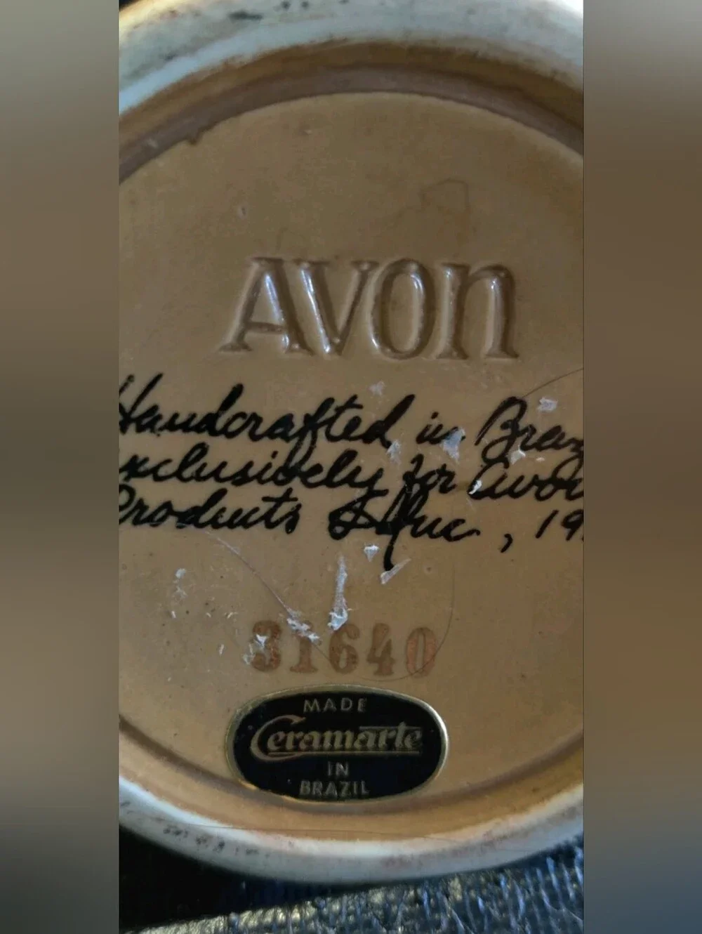 Vintage 1977 Handcrafted Avon Beer Stein Sailing Ships